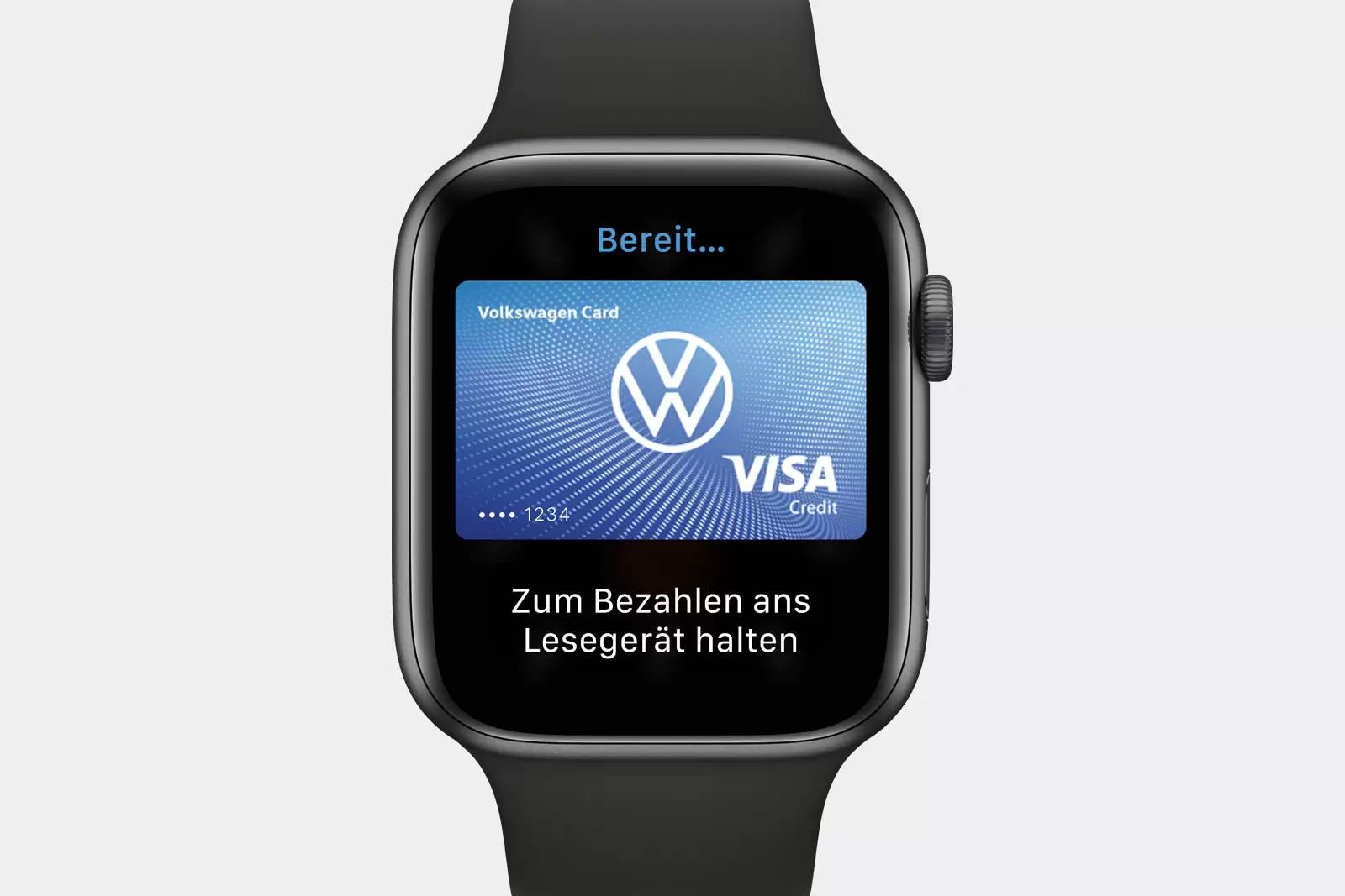 Apple Watch mit Volkswagen Card Bezahlfunktion