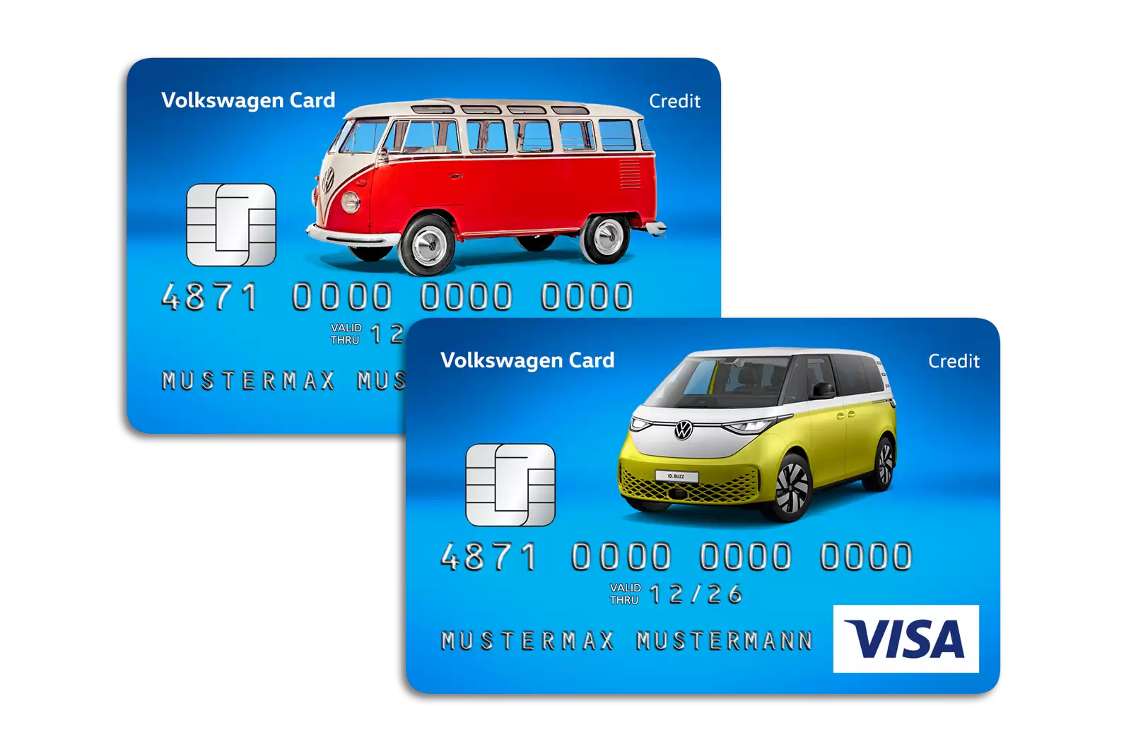 Volkswagen VISA Card Kartenmotive.