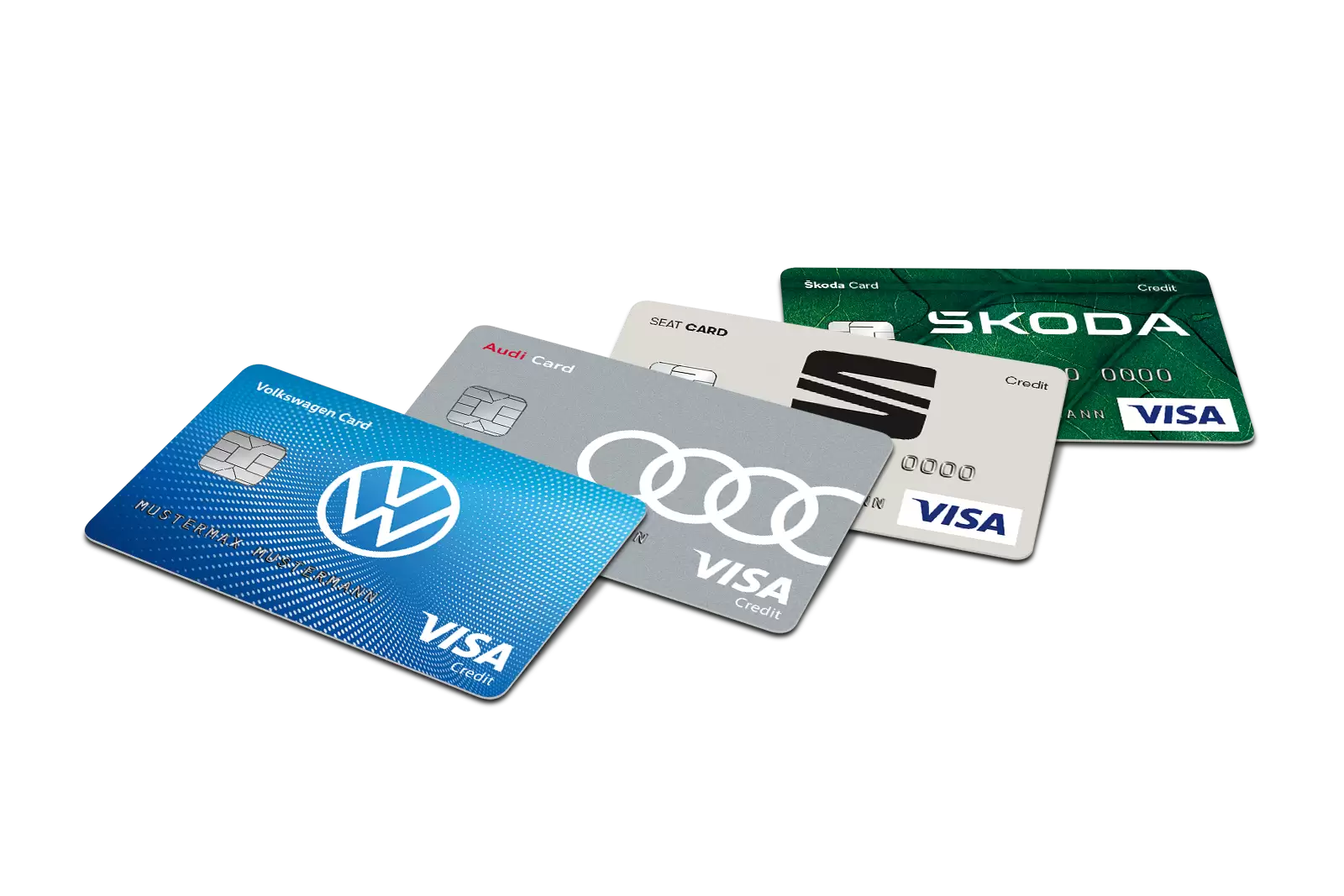 Volkswagen VISA Card Kartenmotive.